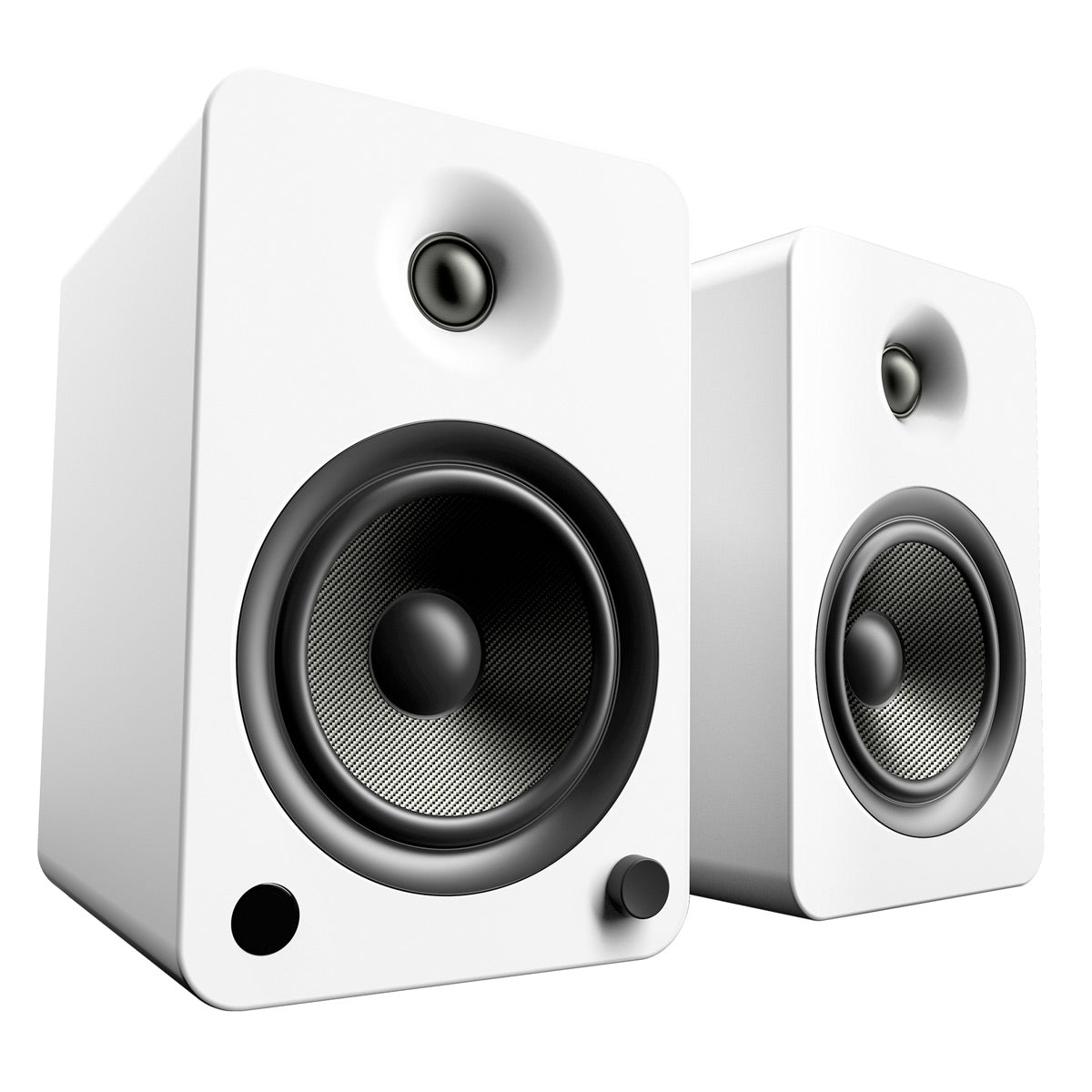 Kanto YU6 Powered Bookshelf Speakers with Built-In Bluetooth - Pair (Matte White)