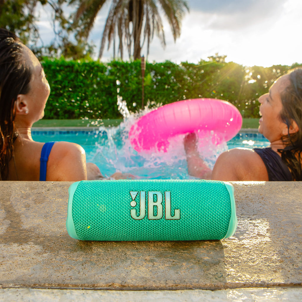 JBL Flip 6 Portable Waterproof Bluetooth Speaker (Teal)