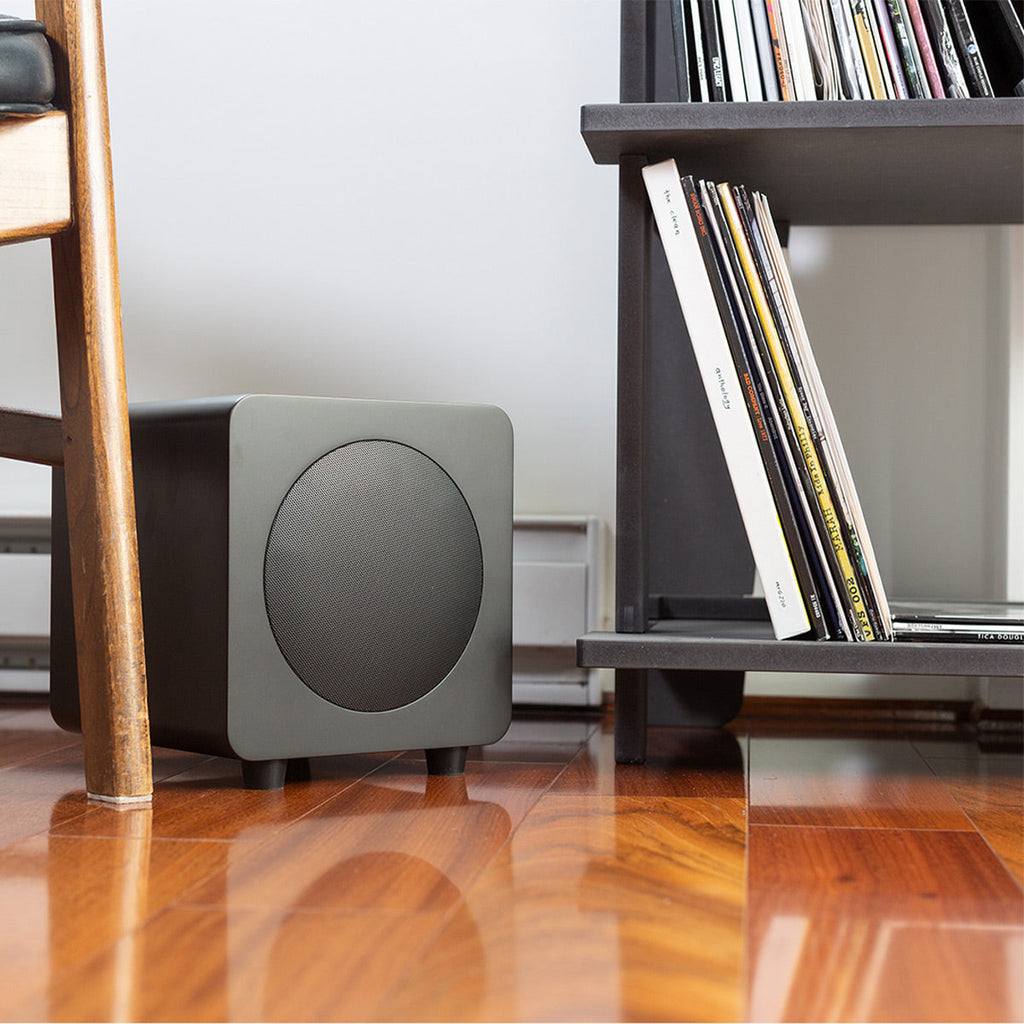 Kanto SUB8 8-inch Sealed Powered Subwoofer (Matte Black)