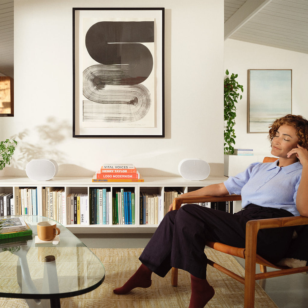 Sonos Era 300 Voice-Controlled Wireless Smart Speaker with Bluetooth, Trueplay Acoustic Tuning Technology, & Alexa Built-In (White)