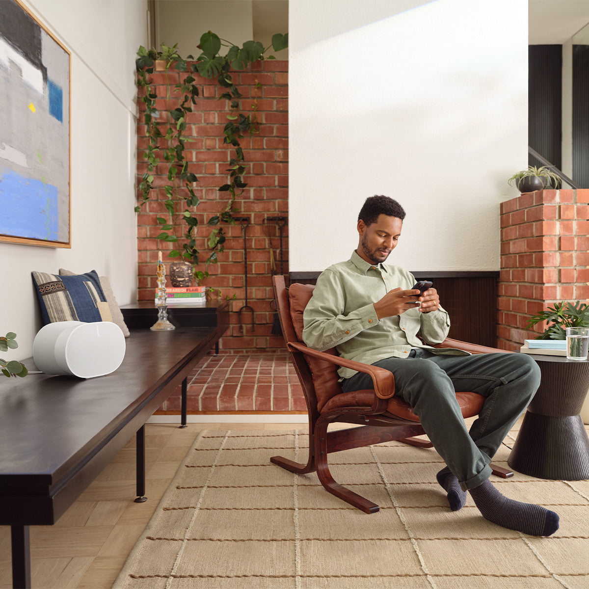 Sonos Era 300 Voice-Controlled Wireless Smart Speaker with Bluetooth, Trueplay Acoustic Tuning Technology, & Alexa Built-In (White)